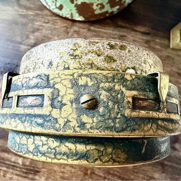 RARE, vintage, Westclox Big Ben Style 2 Blue Crackle Non Luminous Alarm Clock - Picture 3 of 7